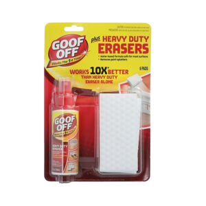 HEAVY DUTY ERASERS 6OZ 6PADS GOOF OFF HEAVY DUTY ERASERS 6OZ 6PADS GOOF OFF